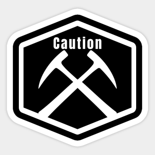 Funny - Caution Rockhound Crossing - Geology Sticker